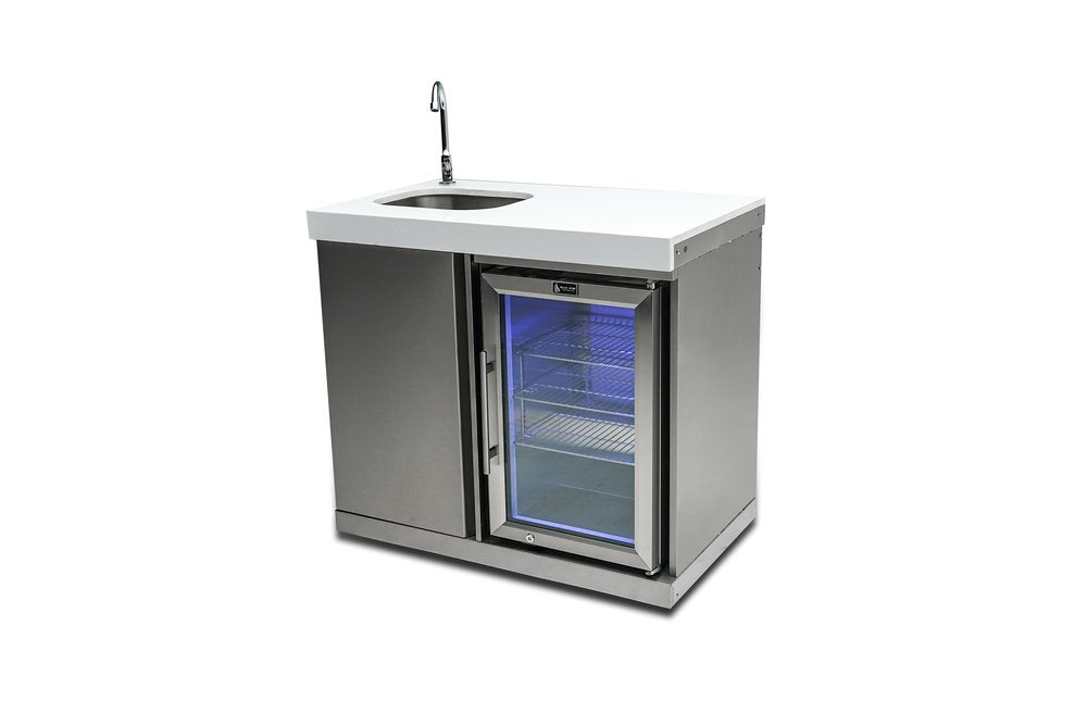 Stainless Steel Beverage Center MASF-SS by Mont Alpi