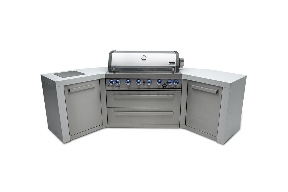 Mont Alpi Deluxe Series 6 Burner Deluxe Island with 45-Degree Corners MAi805-D45 by Mont Alpi