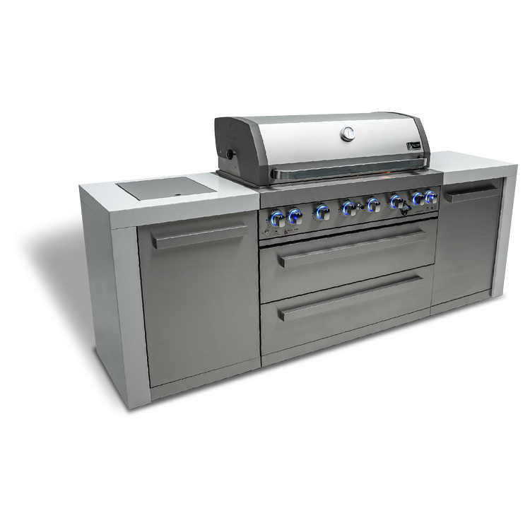 Mont Alpi Deluxe Series 6 Burner Deluxe Island MAi805-D by Mont Alpi