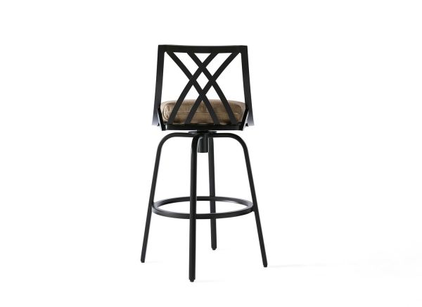 M Series Swivel Armless Bar Stool by Mallin