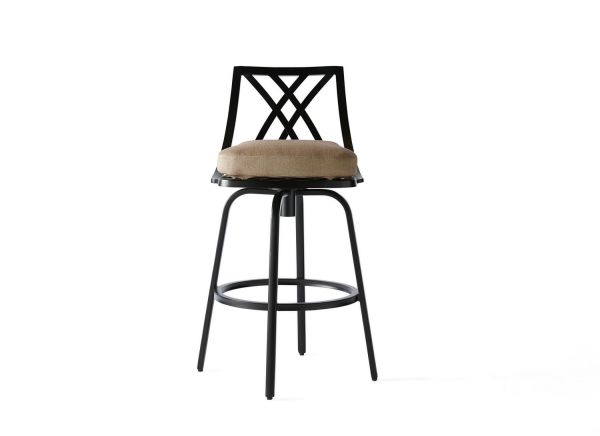 M Series Swivel Armless Bar Stool by Mallin