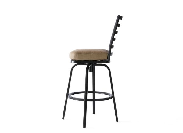 Mallin Ladderback Swivel Bar Stool - Thumbnail 5