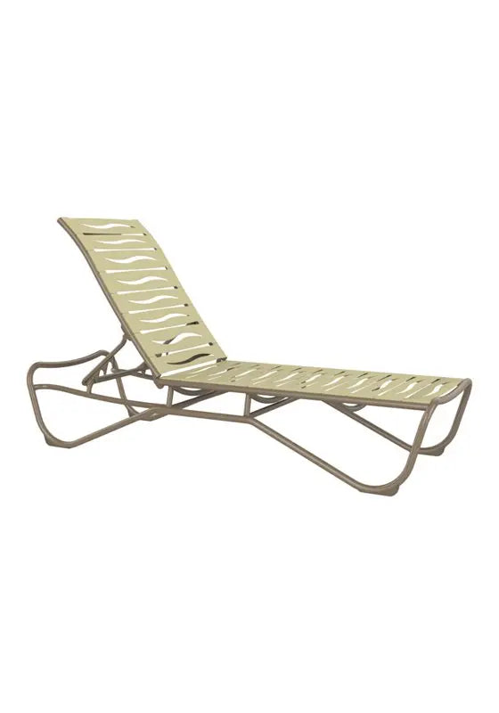 Millennia EZ SPAN™ Armless Chaise Lounge Wave Segment By Tropitone