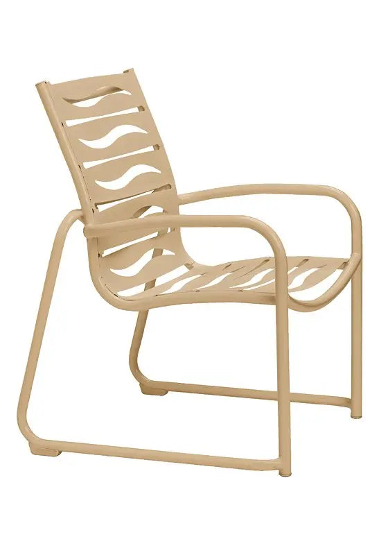 Millennia EZ SPAN™ Dining Chair w/Sled Base Wave Segment By Tropitone