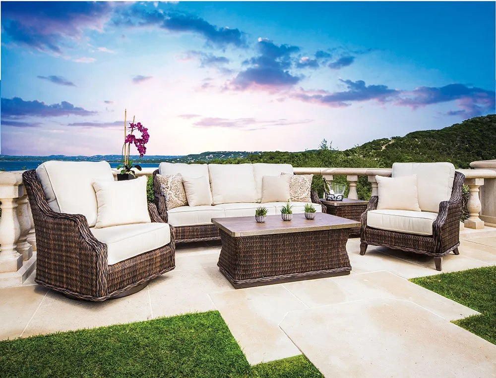 Monticello Woven Coffee Table by Patio Renaissance