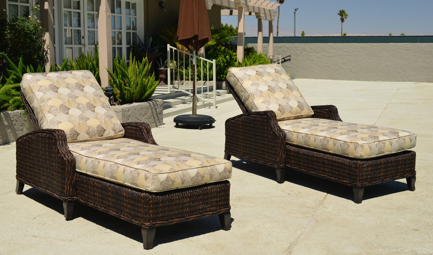 Monticello Single Adjustable Chaise By Patio Renaissance