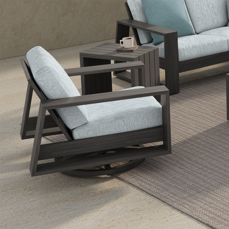 Novara Club Swivel Rocker by Ebel
