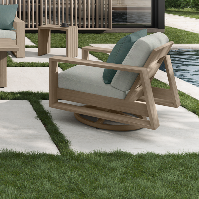 Novara Club Swivel Rocker by Ebel