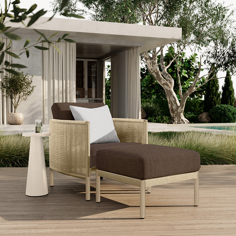 Orleans Ottoman by Ebel