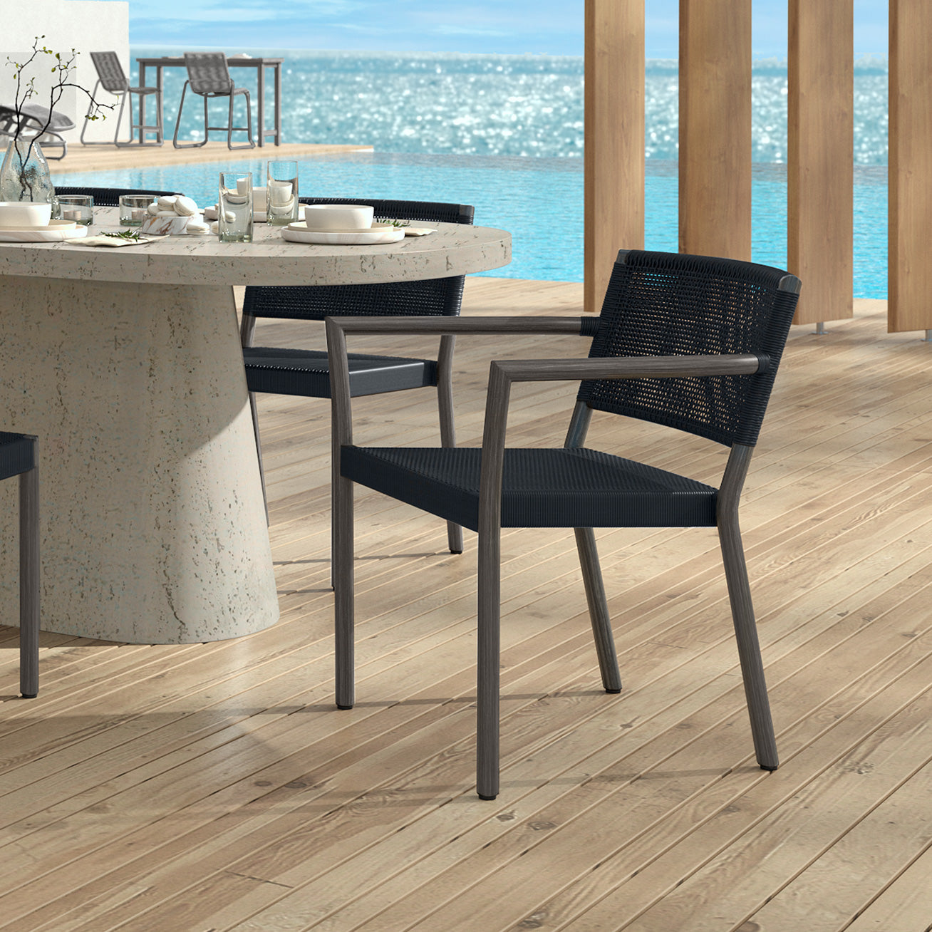 Orleans Dining Arm Chair by Ebel
