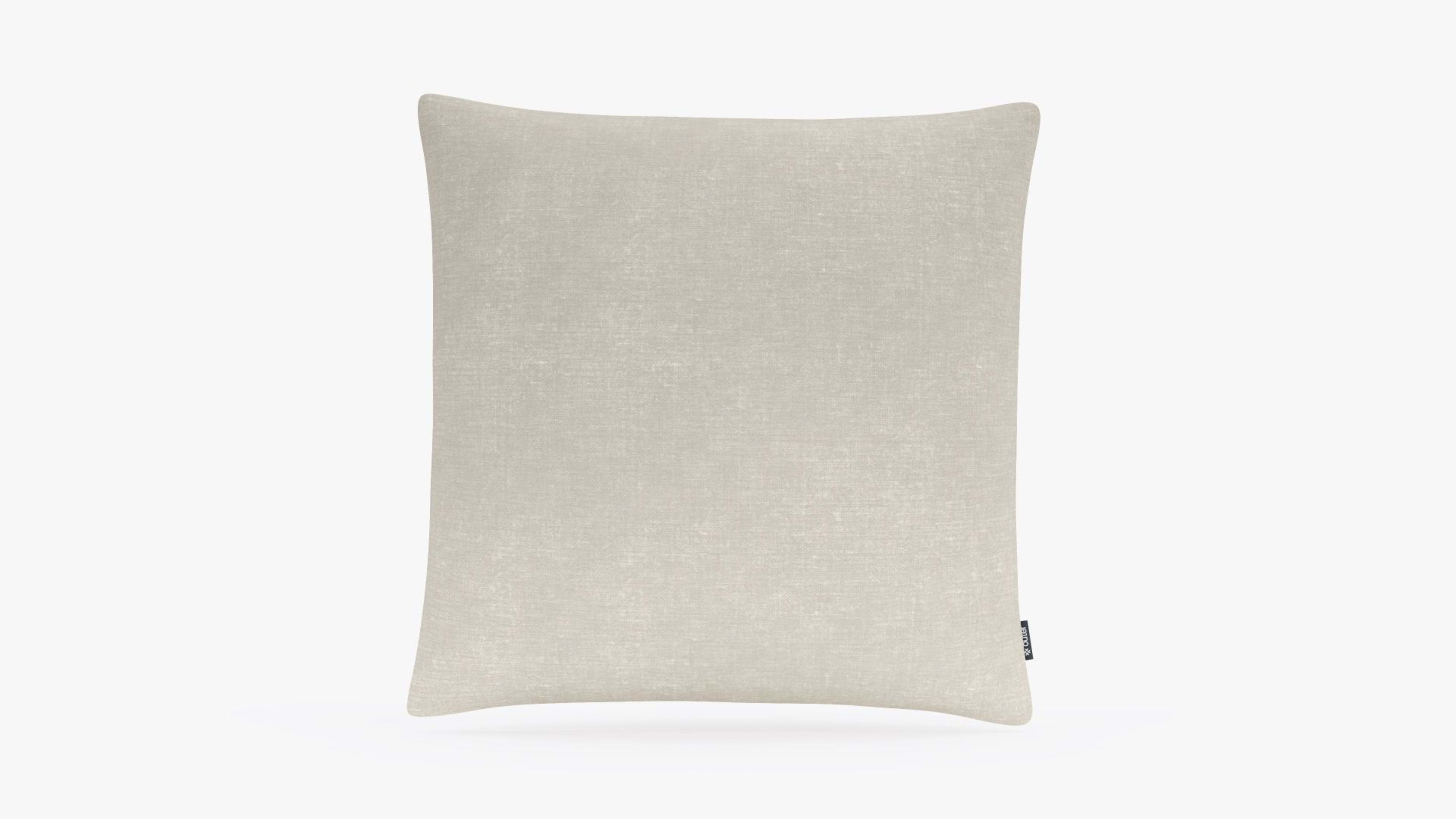 18" x 18" Sandstone Gray Color OuterWeave Outdoor Throw Pillows By Outer
