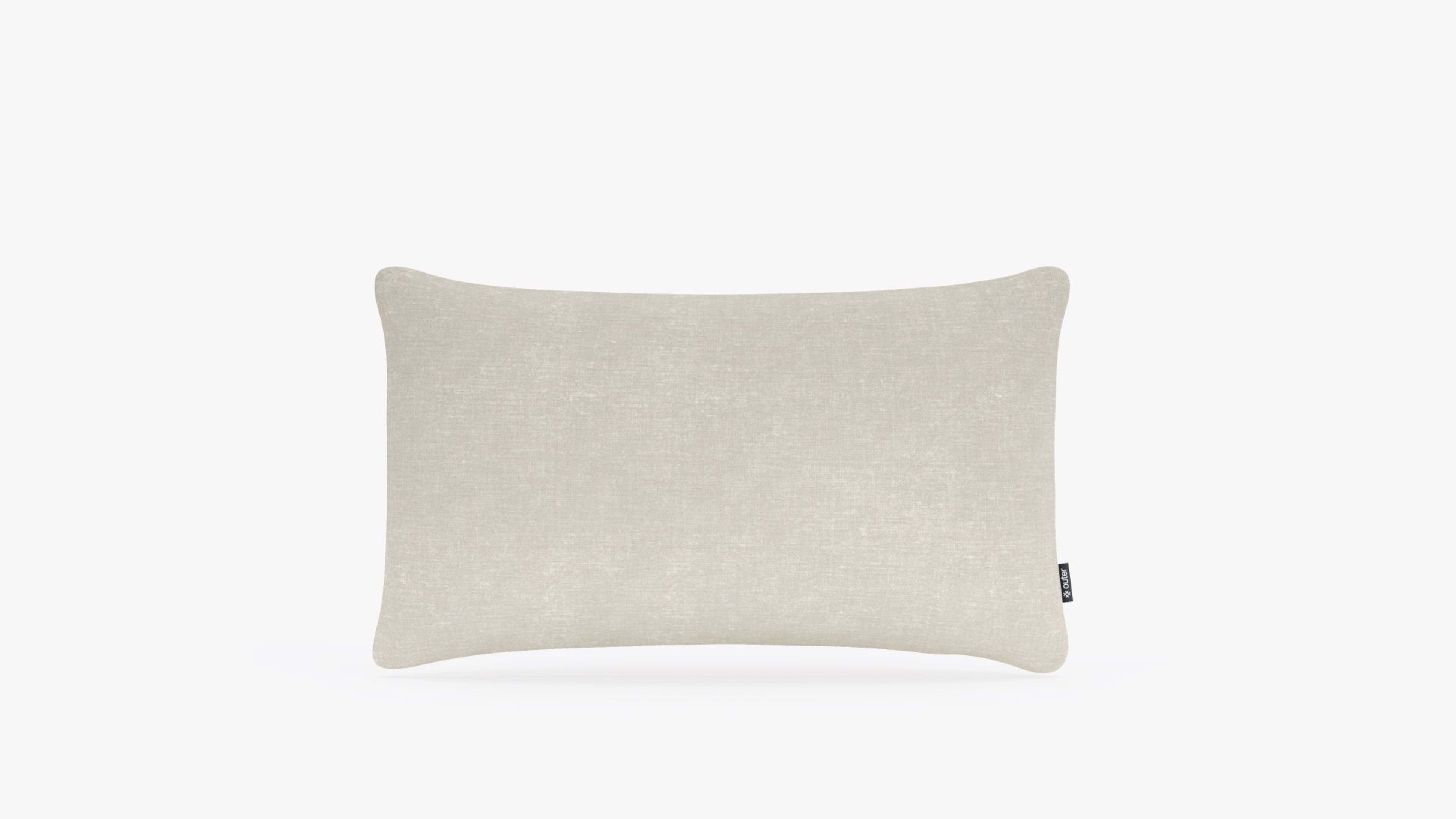 20" x 20" Sandstone Gray Color OuterWeave Outdoor Throw Pillows By Outer