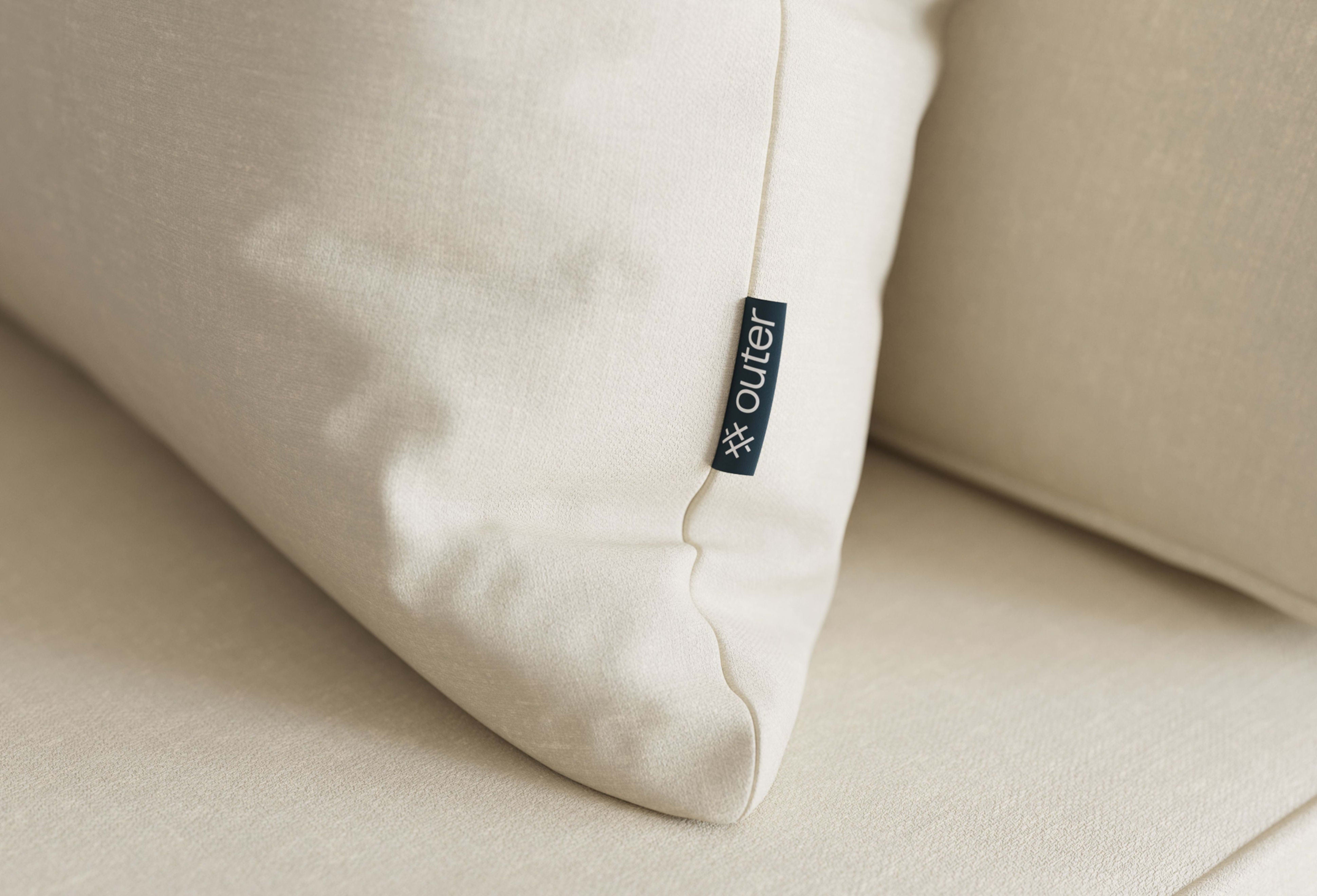 Palisades Cream Throw Pillow
