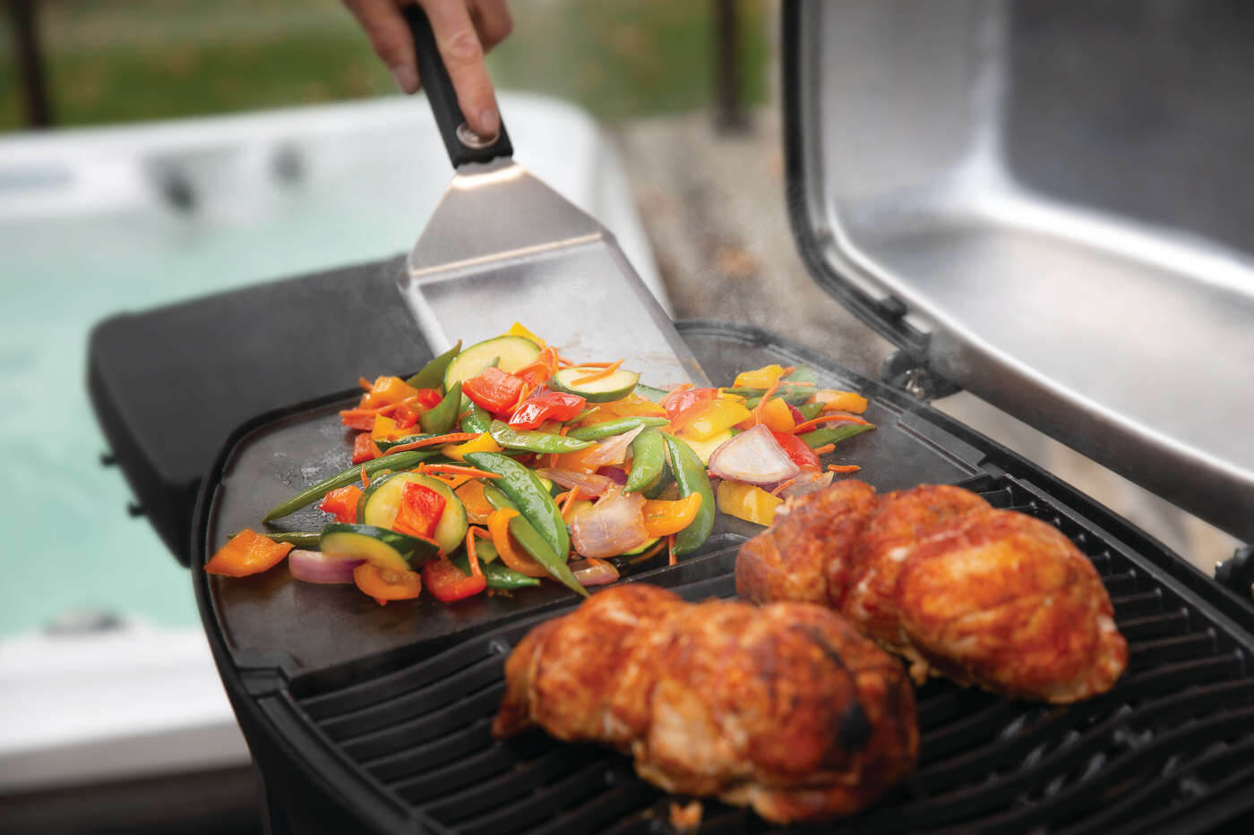 TravelQ PRO285E Portable Electric Grill - Thumbnail 5