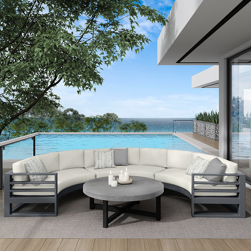 Palermo Curved Sofa Section by Ebel