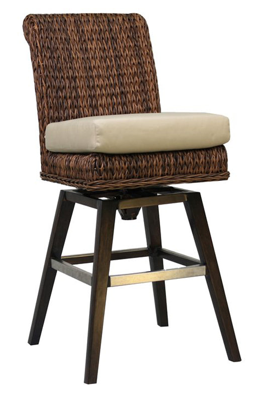 Antigua Swivel Bar Chair by Patio Renaissance