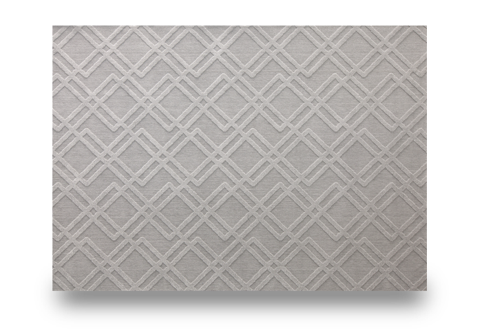 Manhattan - Plush Gray Indoor /Outdoor Rug by Treasure Garden