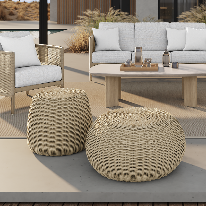 Cloud Small Pouf by Ebel