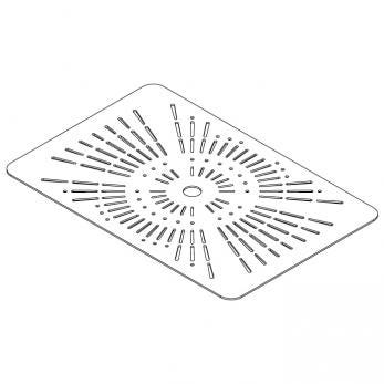 La'Stratta 36" x 24" Rectangular Patterned Aluminum Umbrella Replacement Top by Tropitone