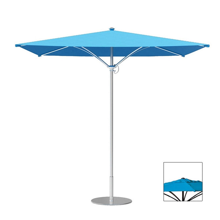 10' Trace Square Manual Lift Umbrella with Vent by Tropitone
