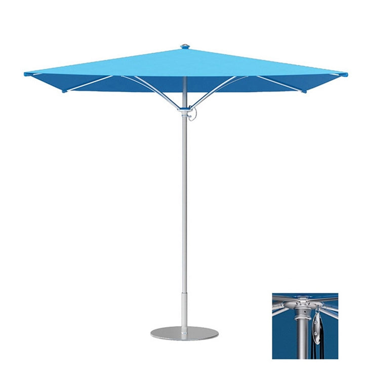 10' Square Trace Pulley Lift Umbrella by Tropitone