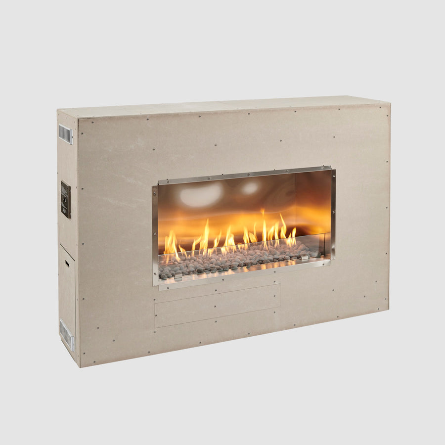 Linear Ready-to-Finish Single-Sided Gas Fireplace