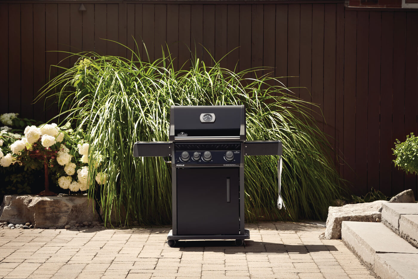 Shop Rogue® XT 425 Black SIB with Infrared Side Burner By Napoleon