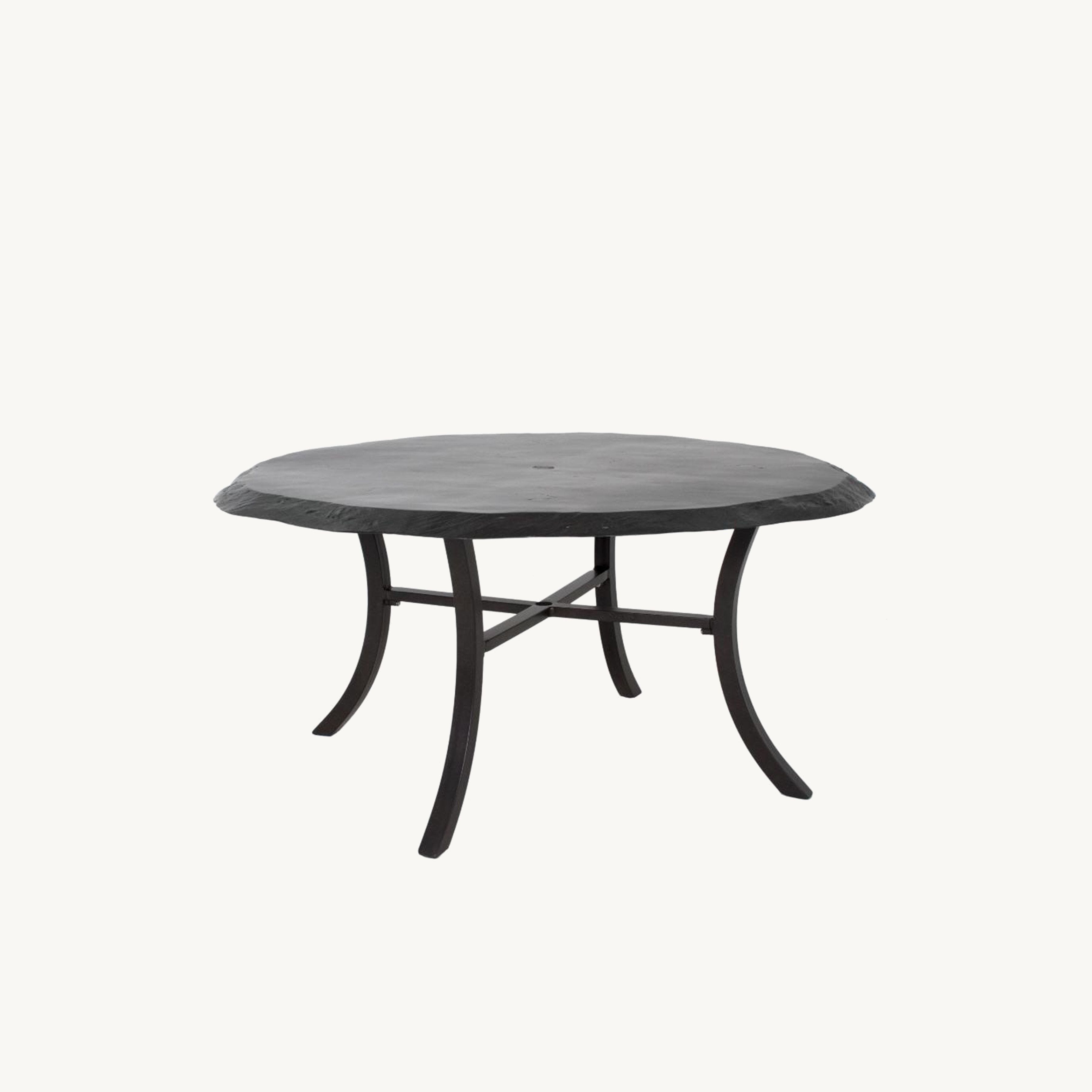 Bellagio Cushion Round Dining Table for 6 By Castelle