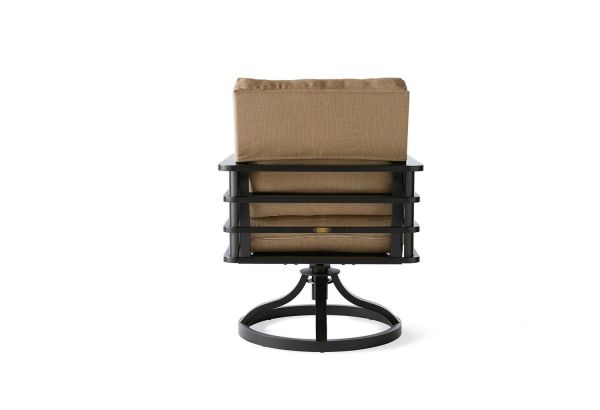 Sarasota Cushion Swivel Rocking Dining Armchair by Mallin