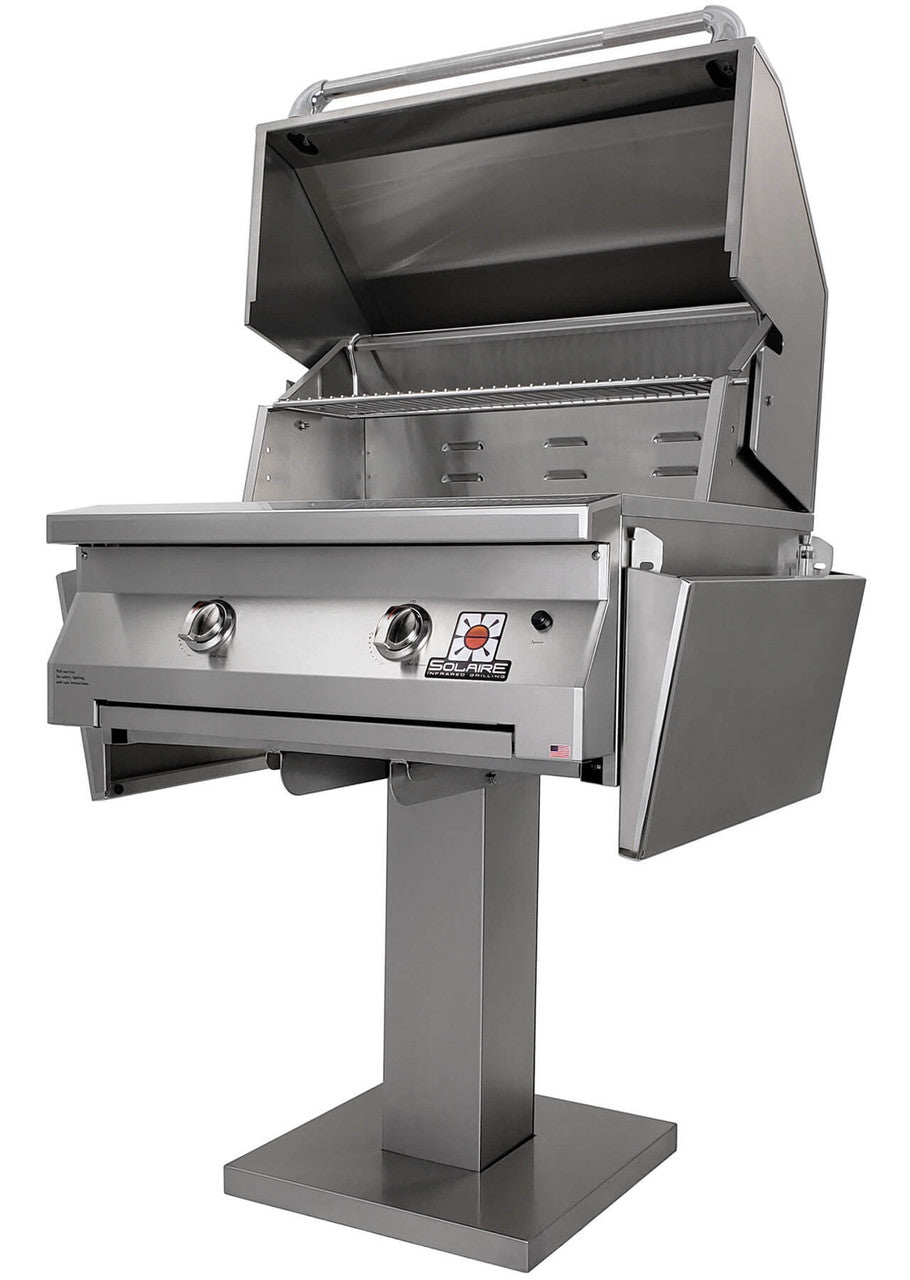 30" Solaire Infrared Grill, Post Mount