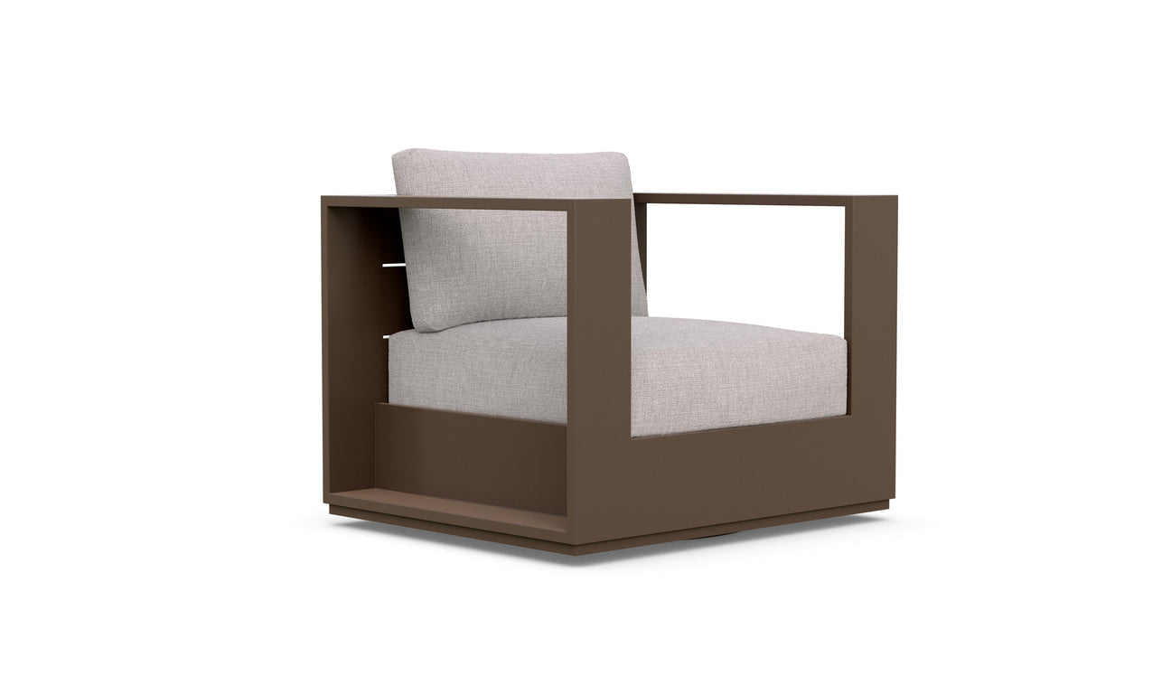 Sydney Swivel Club Chair - Bronze by Azurro Living