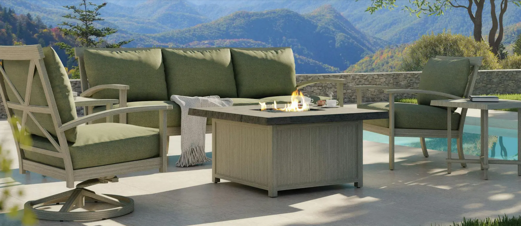 Castelle Berkeley Sling Lounge Chair