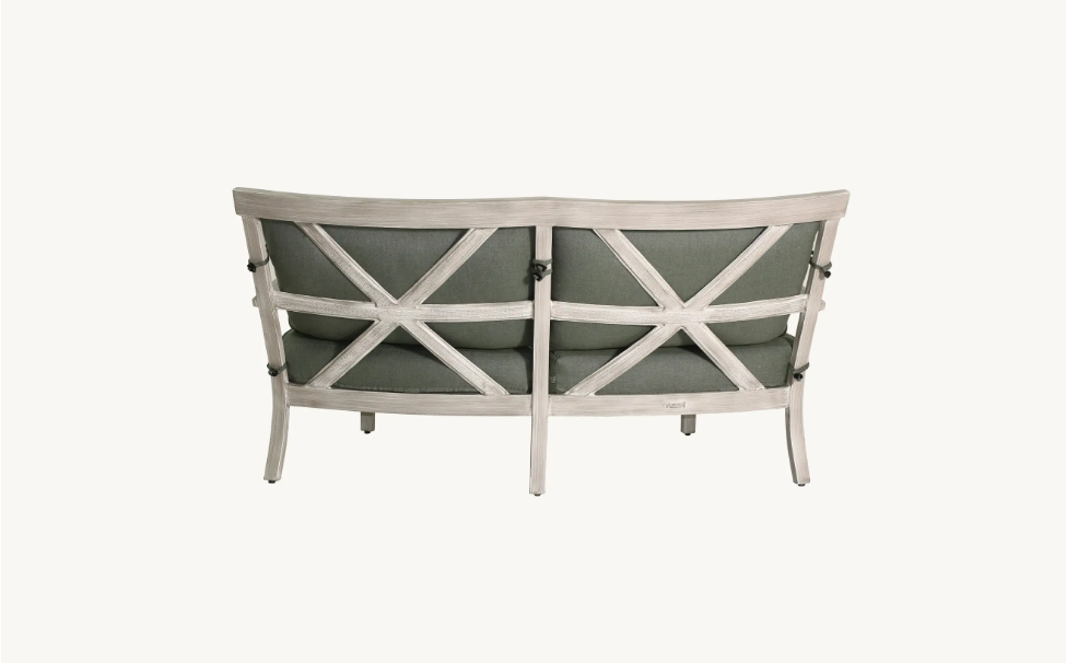Biltmore Antler Hill Crescent Loveseat Replacement Cushion by Castelle