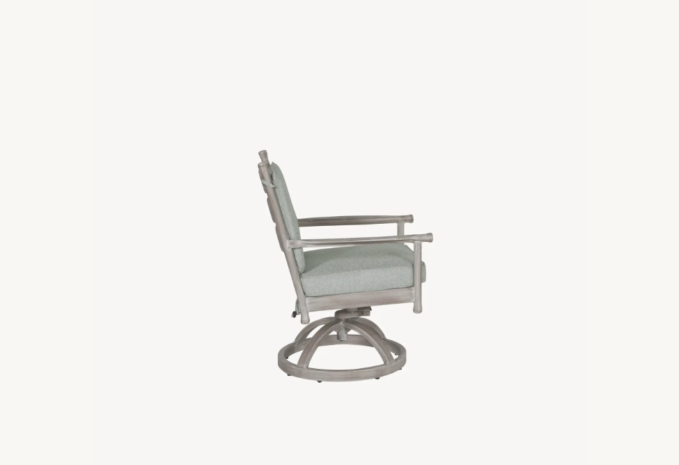 Lodge Formal Arm Dining Swivel Rocker Replacement Cushion by Castelle