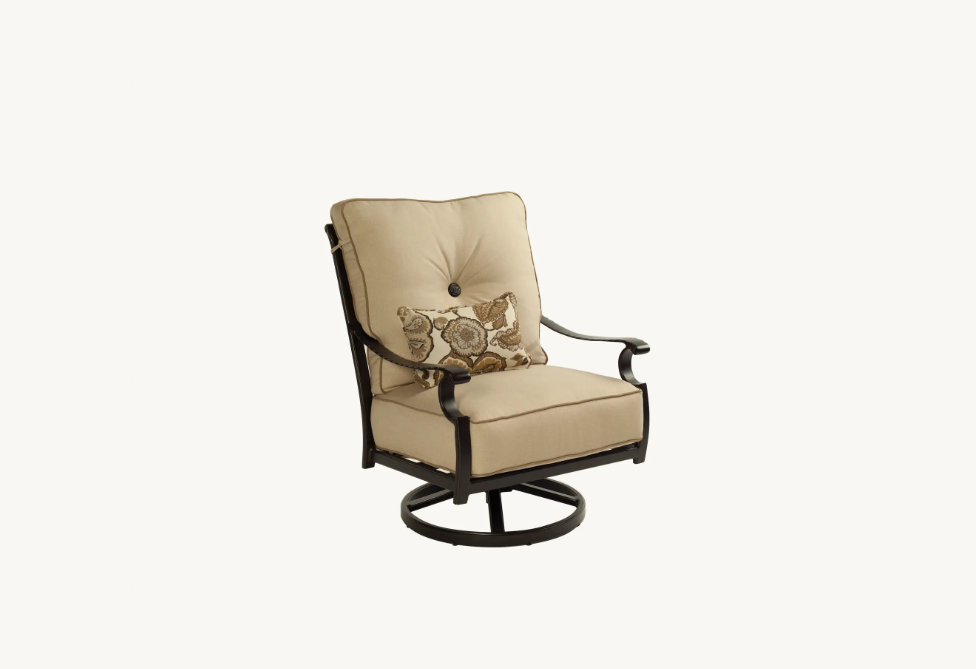 Monterey High Back Lounge Swivel Rocker by Castelle
