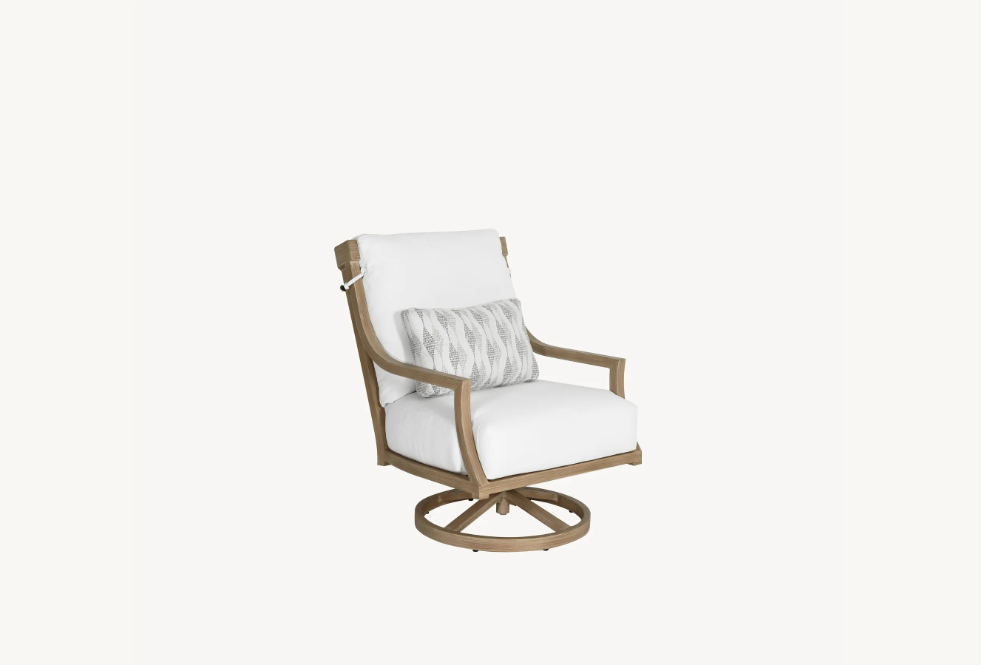 Nicoya High Back Lounge Swivel Rocker by Castelle