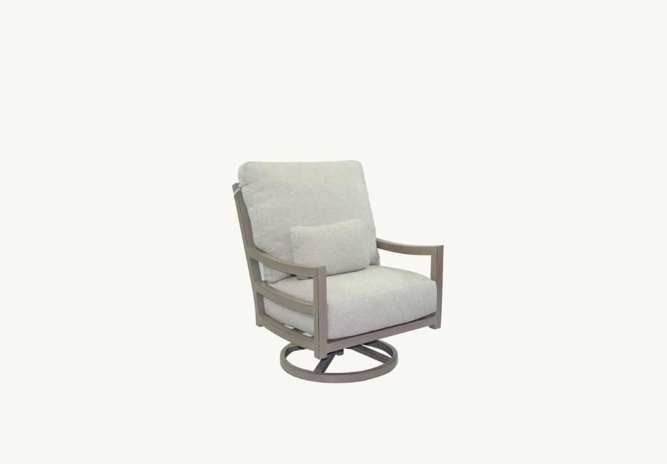 Roma High Back Lounge Swivel Rocker by Castelle