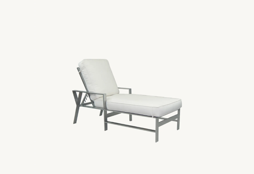 Trento Adjustable Cushioned Chaise Lounge by Castelle