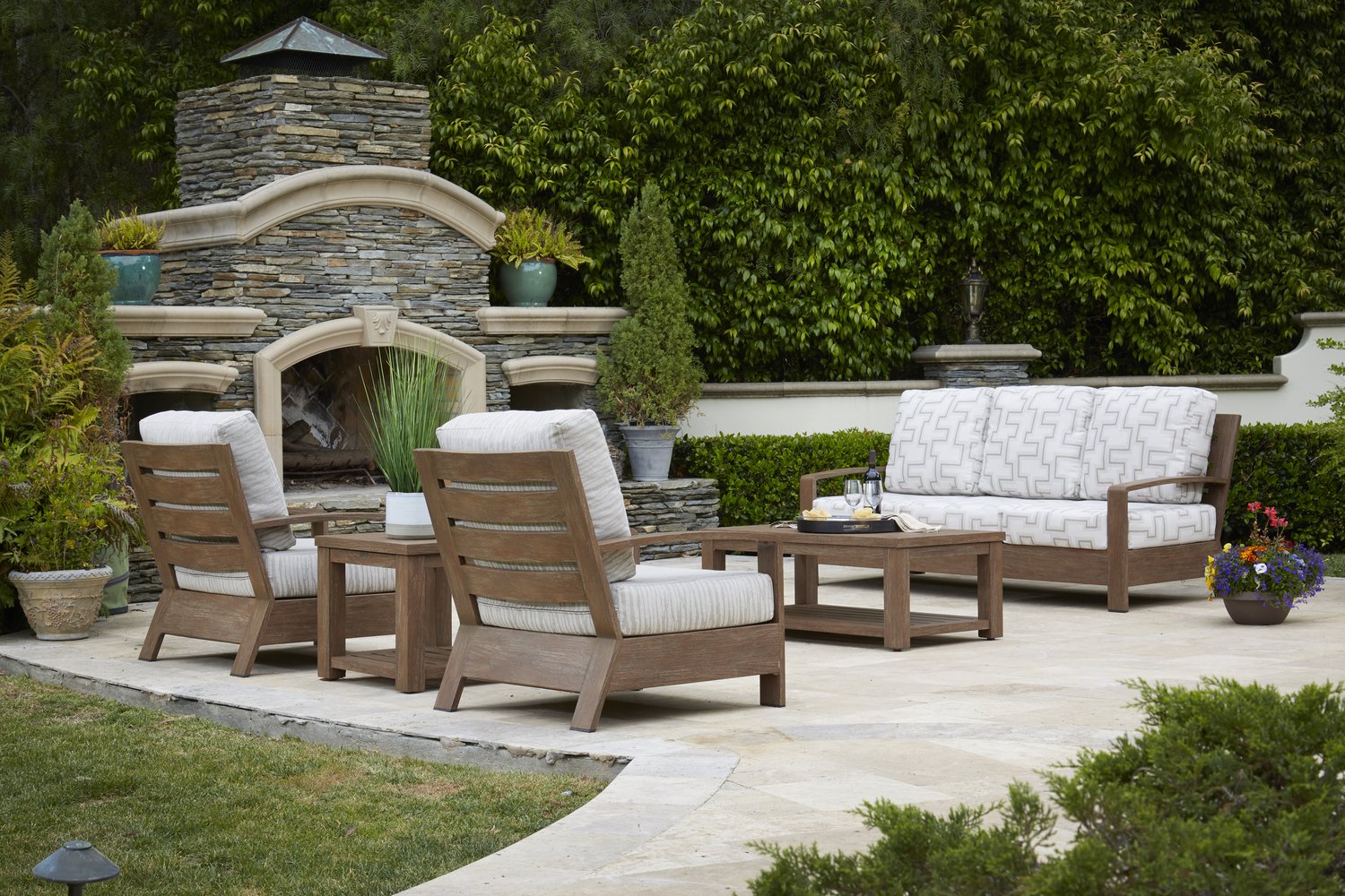 Stone patio 2025 set