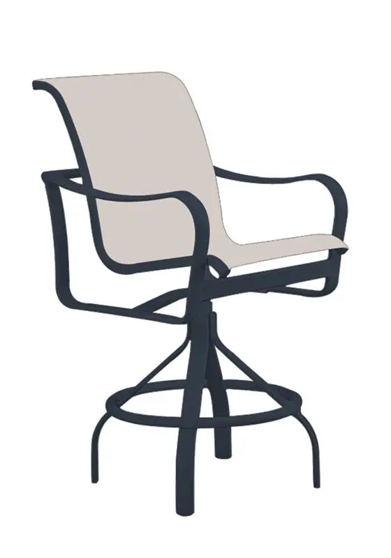 Shoreline Sling 25" Swivel Bar Stool By Tropitone