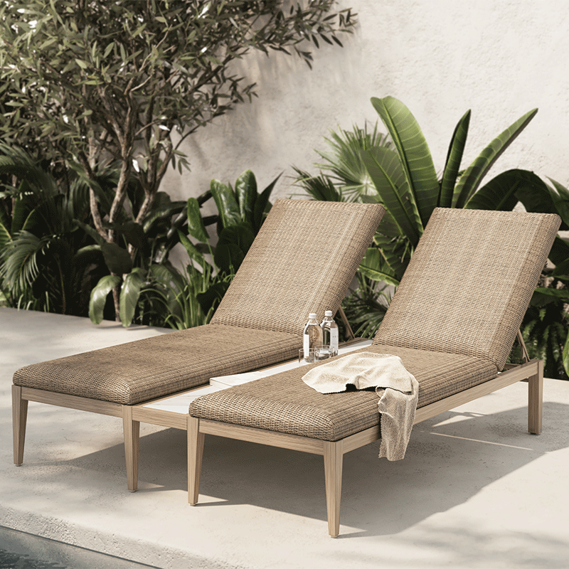 Siena Adjustable Chaise Lounge by Ebel