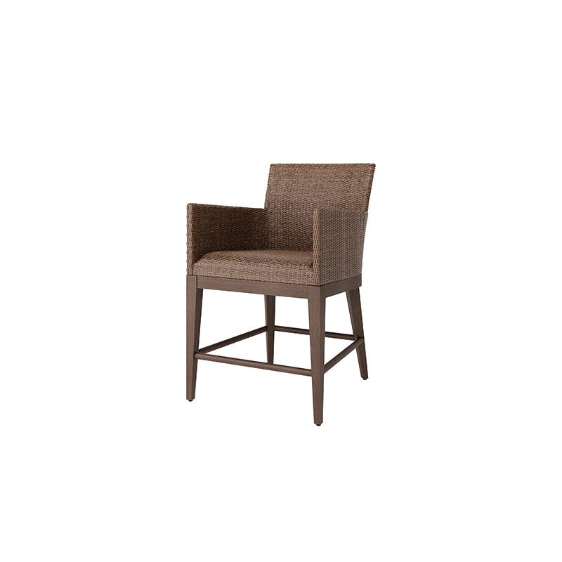 Siena Counter Height Stool with Arms by Ebel