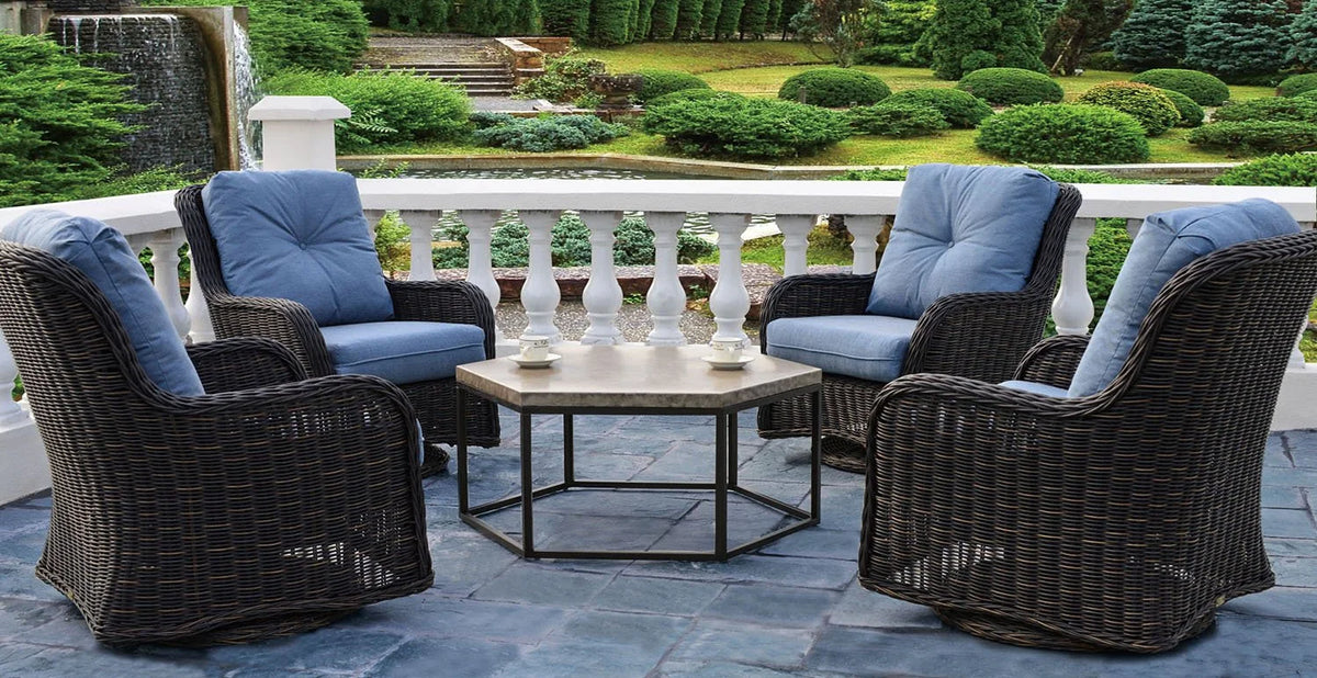 West Hampton DS Swivel Glider by Patio Renaissance