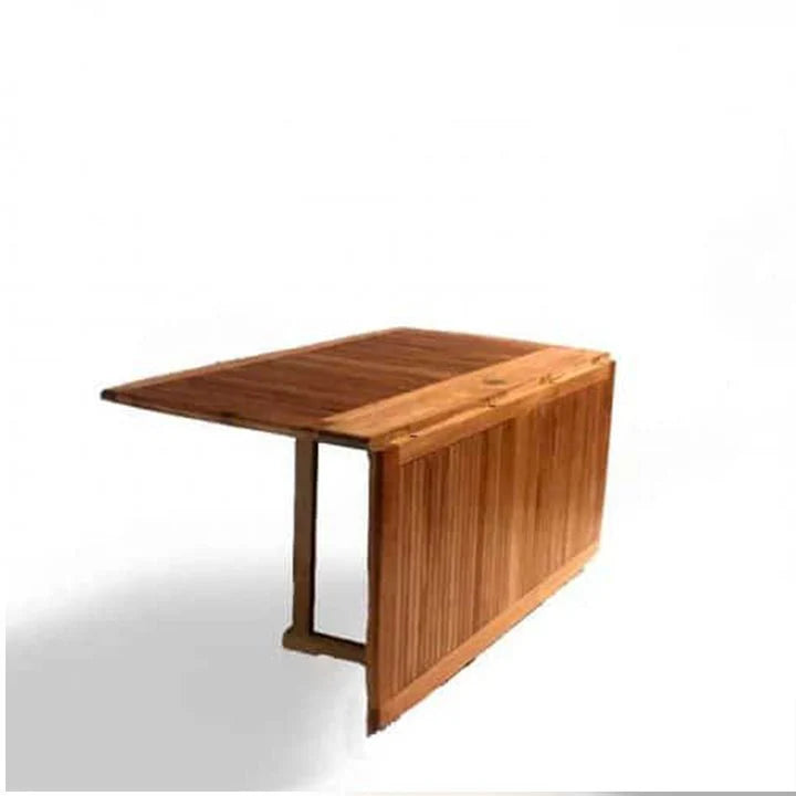 Teak Square Drop Leaf Table