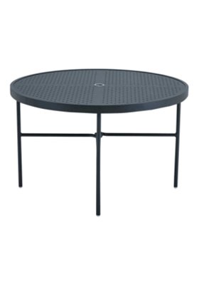 Boulevard 48" Round Stamped Top Dining Table With Hole