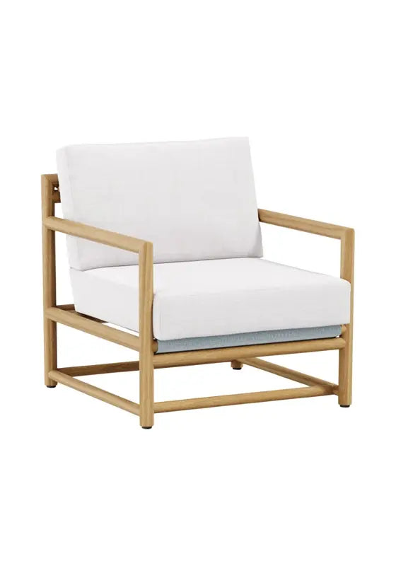 Stowe Cushion Teak Lounge Chair by Tropitone