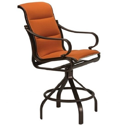 Torino Swivel Bar Stool Replacement Padded Sling by Tropitone
