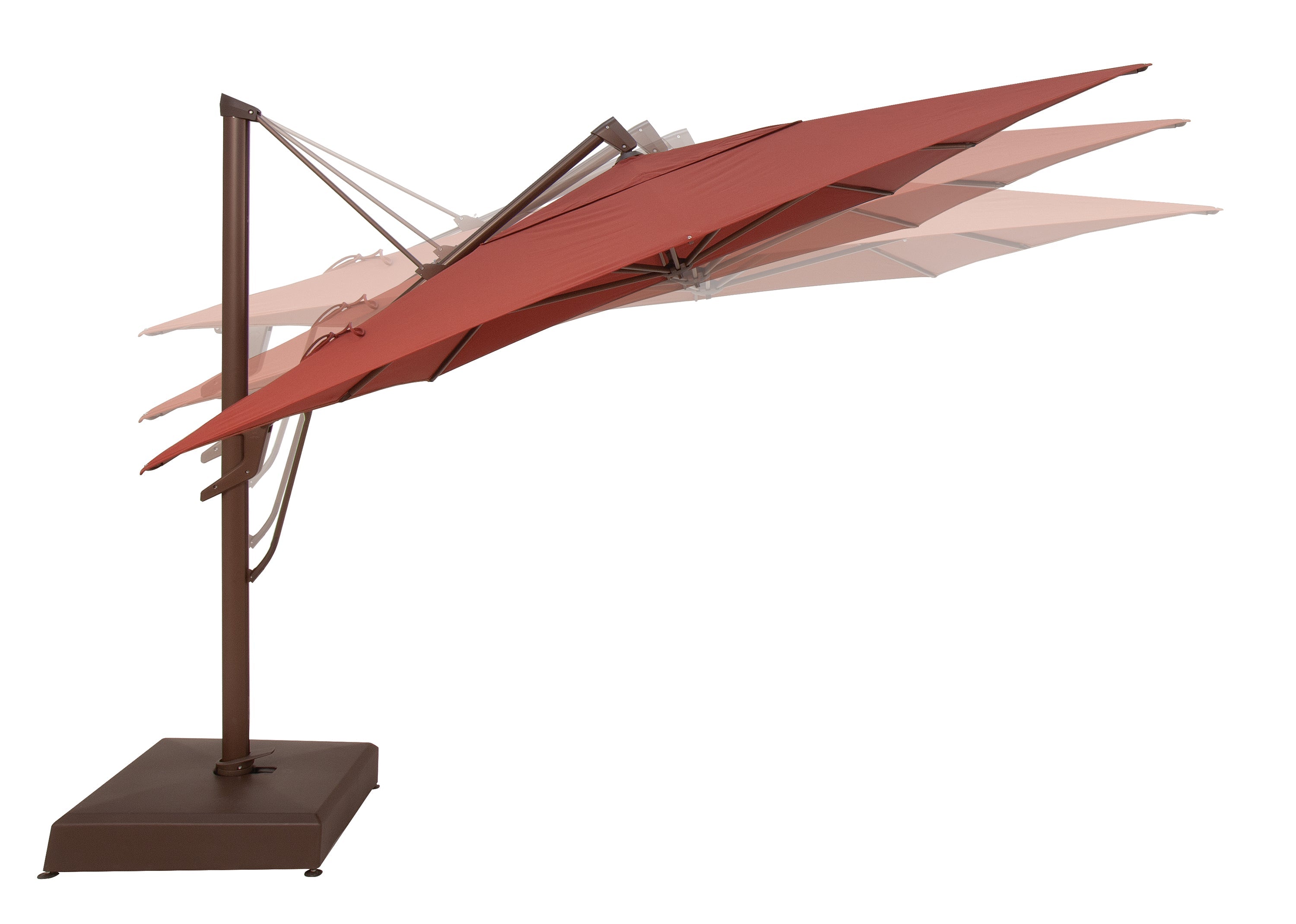 10' x 13' Cantilever Plus Umbrella Frame Only - Thumbnail 3