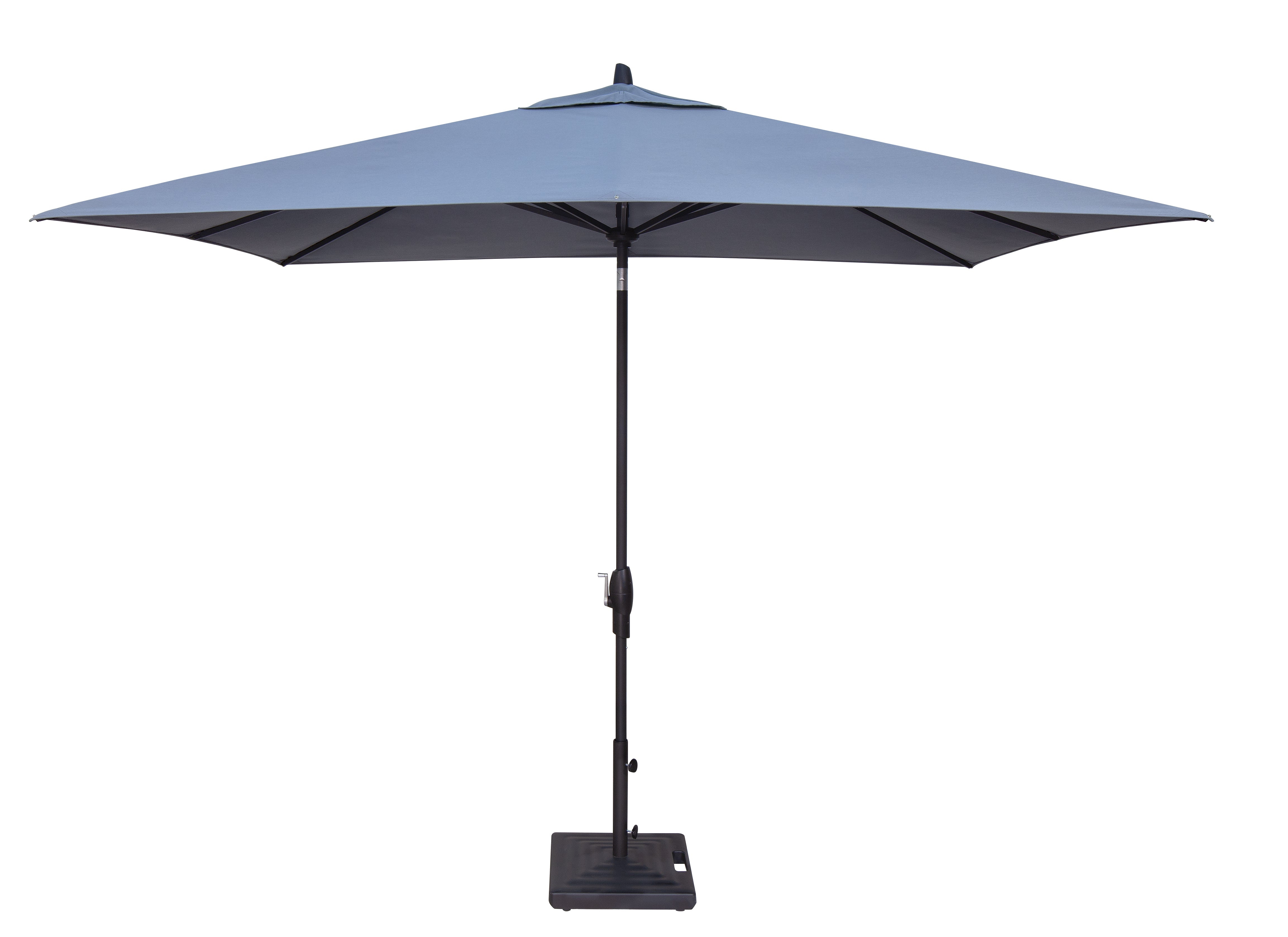 8' x 10' RECTANGLE Auto Tilt Market Umbrella by Treasure Garden