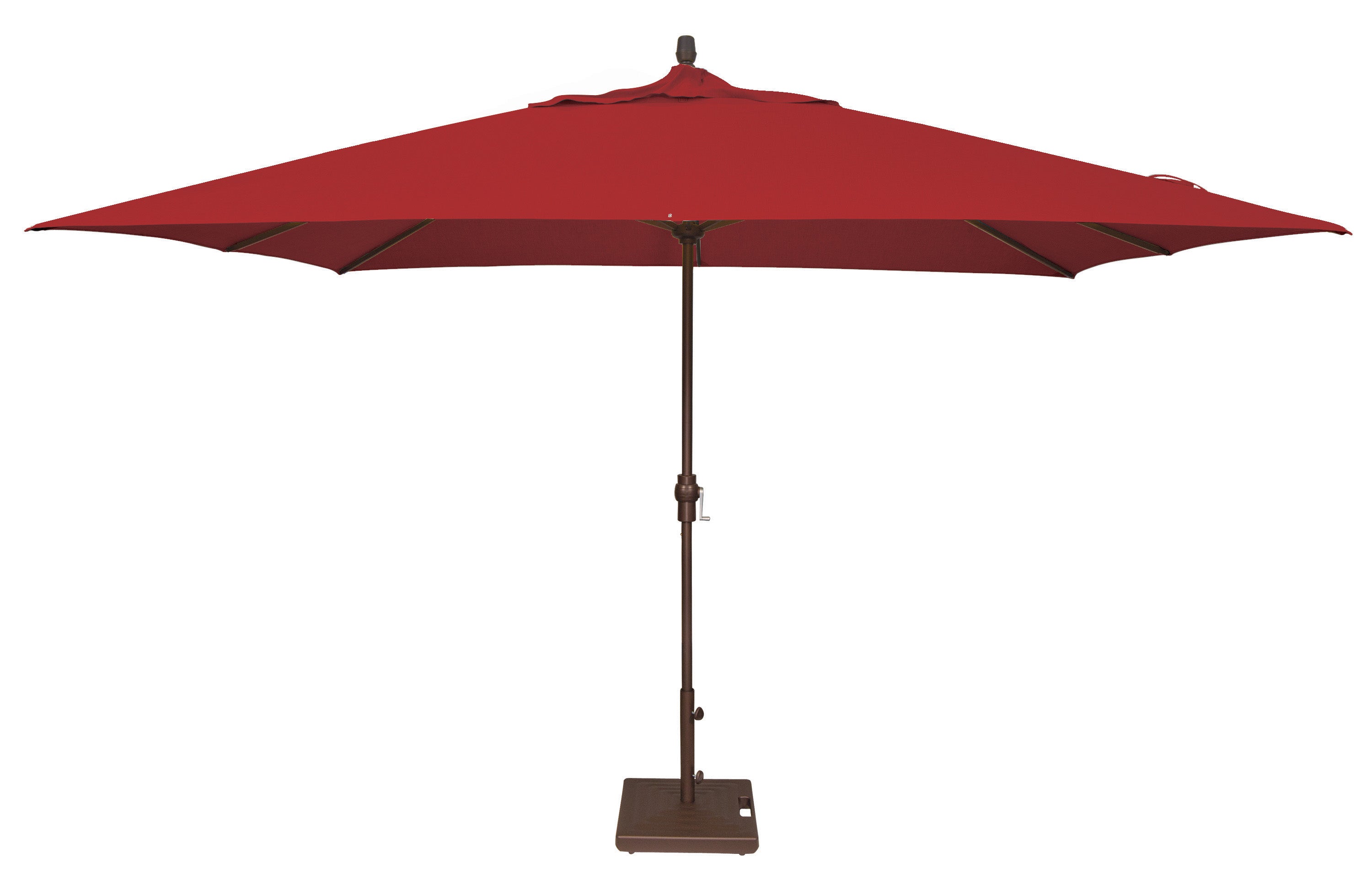 8' x 11' RECTANGLE NO-Tilt Market Umbrella by Treasure Garden